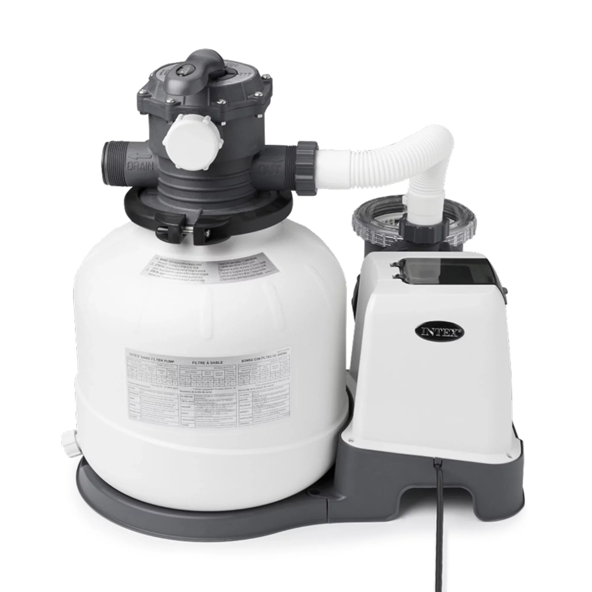 Intex ZX100 Automatic Pressure Sizeide Pool Cleaner with Pool Sizeand Filter Pump