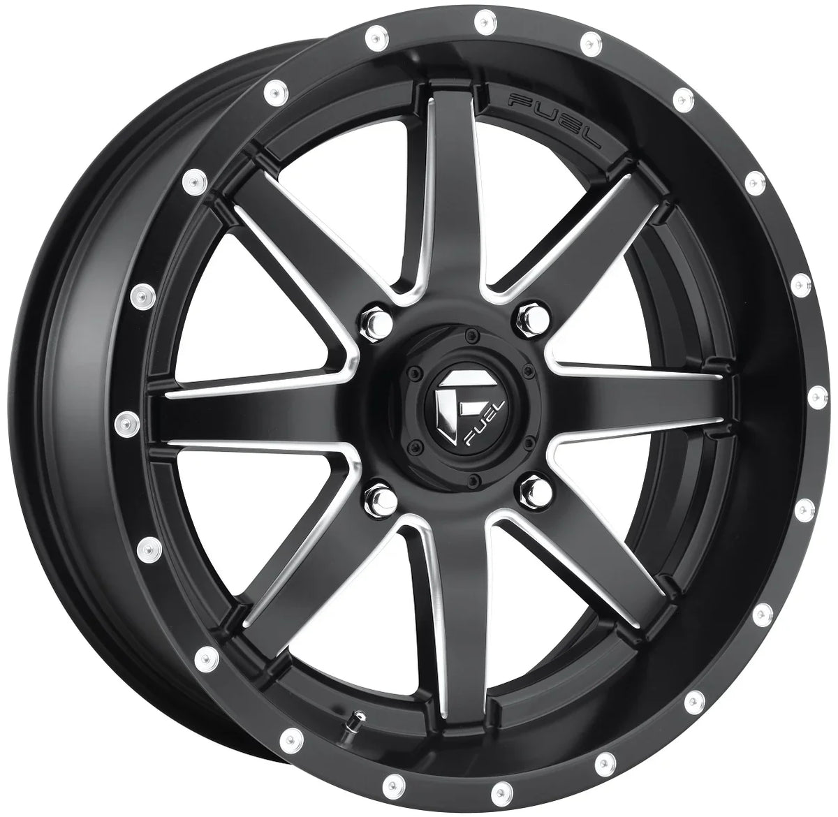 Fuel Maverick Black 16" Wheels 35" Crawler XG Tires Kawasaki Teryx Mule