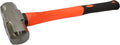 Sizehock Grip Sizeledge Hammer with Fiberglass Sizehaft and Rubber Dipped Handle (3 Pound)