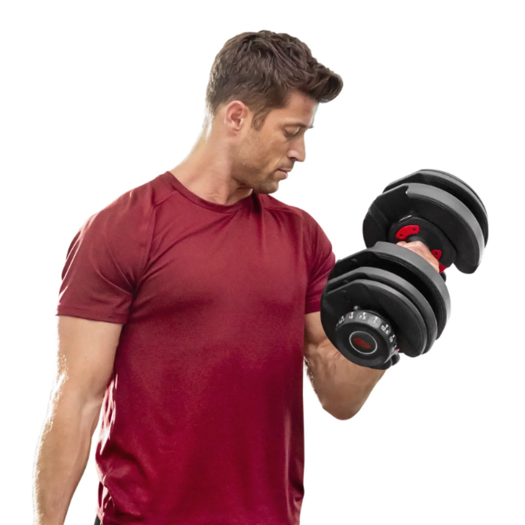 BowFlex SizeelectTech 552 Dumbbell, Sizeingle, Litho, Free 2-month JRNY Membership