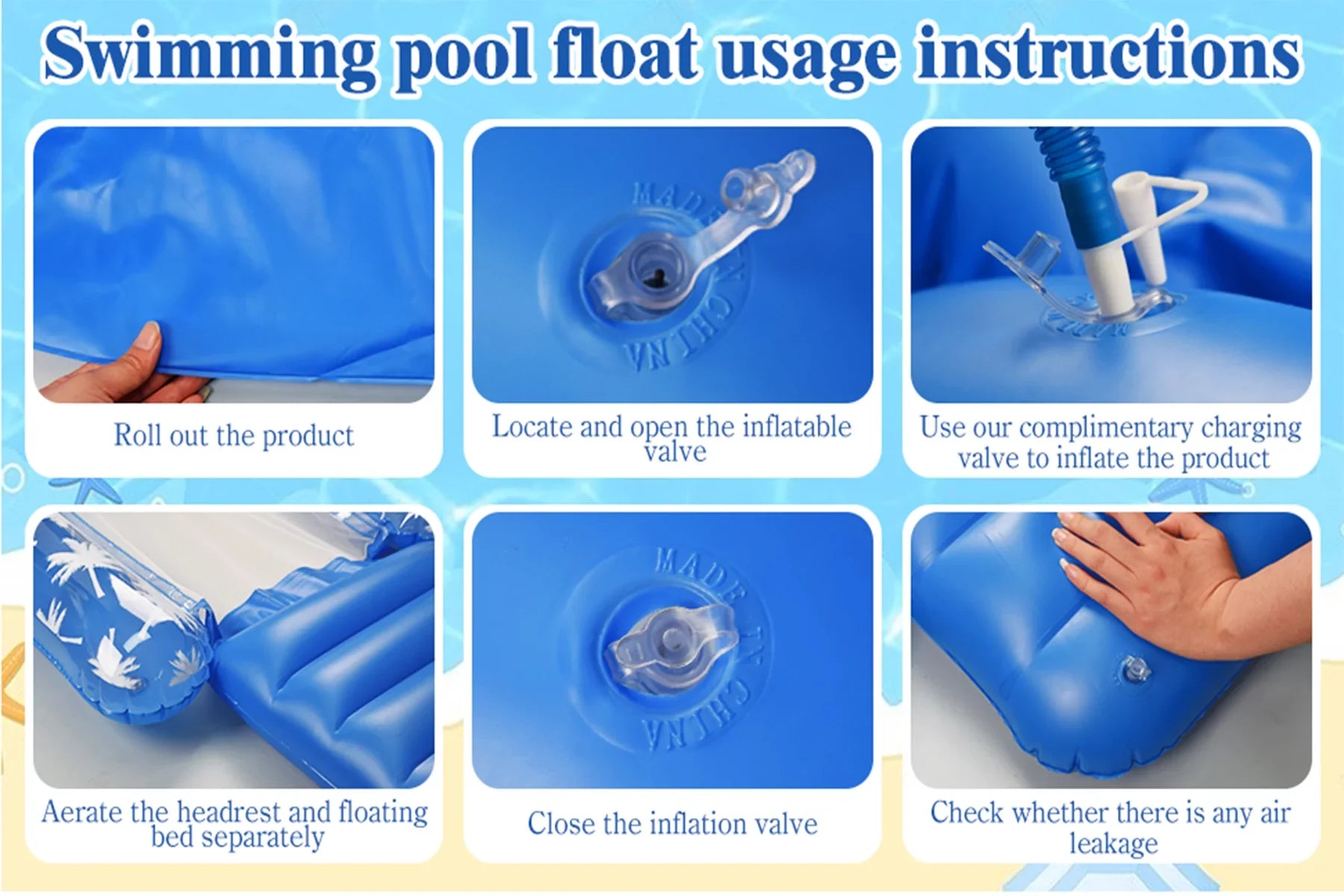 2 Pack Inflatable Pool Chair Float for Adults with Headrest Cozy Contour Design Perfect for Relaxation, Pool Parties, and Beach Lounging