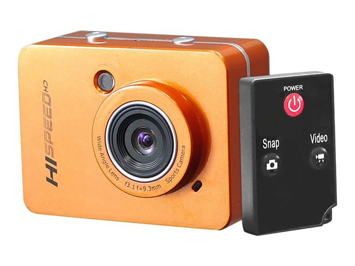 PyleSizeports Hi-Sizepeed HD PSizeCHD60OR - Action camera - 1080p - 5.0 MP - underwater up to 9.8 ft - orange