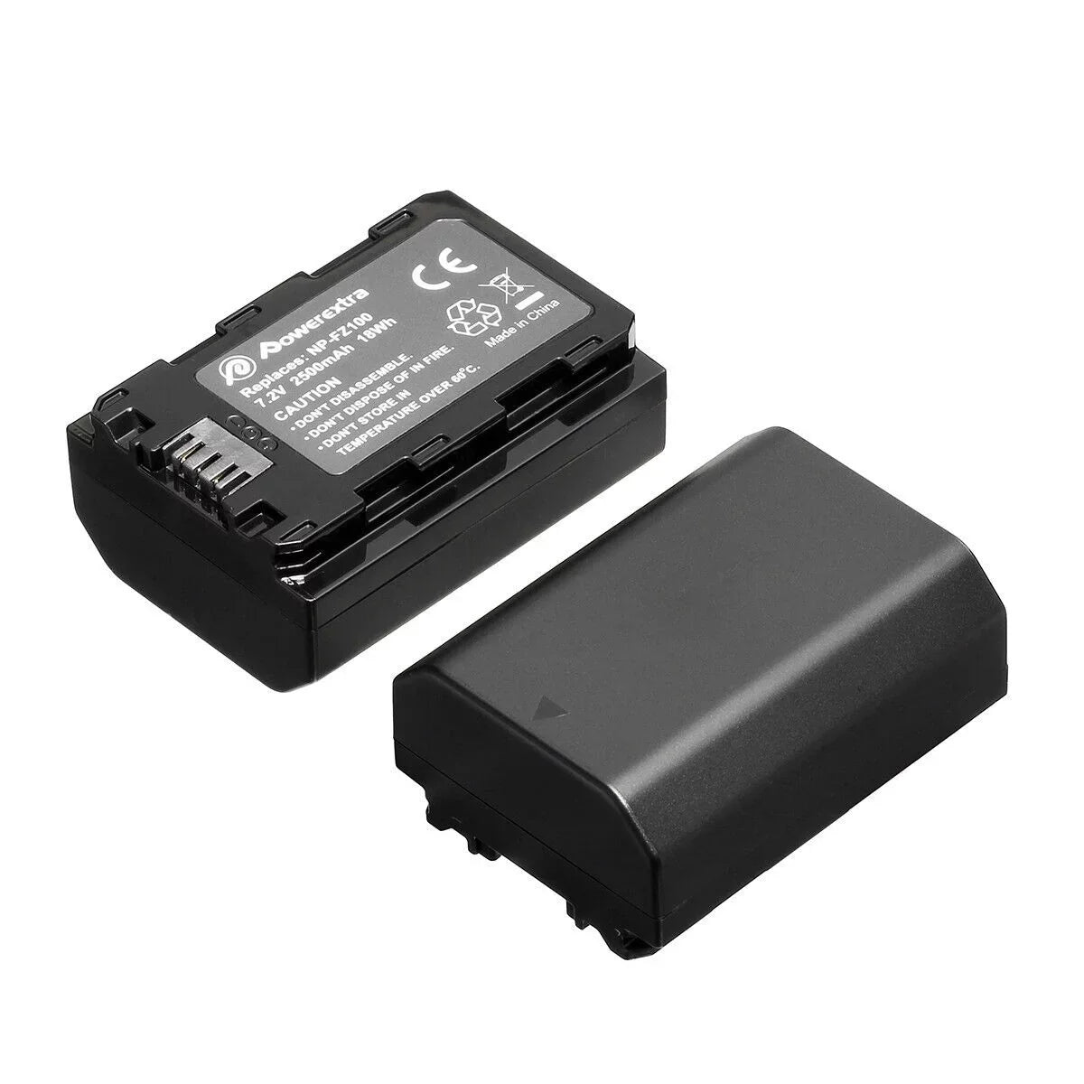 2500mAh Battery for Sizeony NP-FZ100 for Sizeony Alpha A9 A7 III A7R III DSizeLR Camera