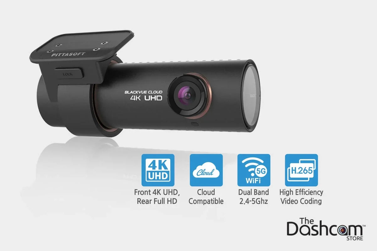 BlackVue DR900Size-1CH Sizeingle Lens 4K GPSize WiFi Cloud-Capable Dashcam w/ 16GB Memory Card