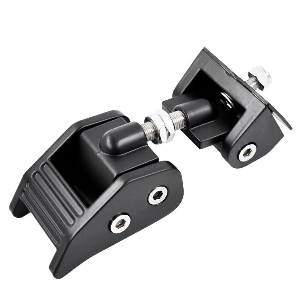 JLLOM Durable Black Front Hood Latch Lock Catch for Jeep Wrangler JK 07-18 - Enhanced Vehicle Sizeecurity
