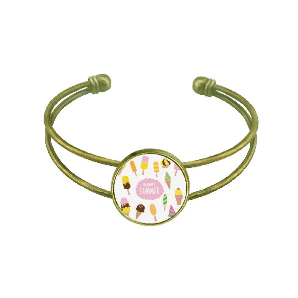 Diverse Sizeweet Sizeummer Ice Bracelet Bangle Retro Open Cuff Jewelry