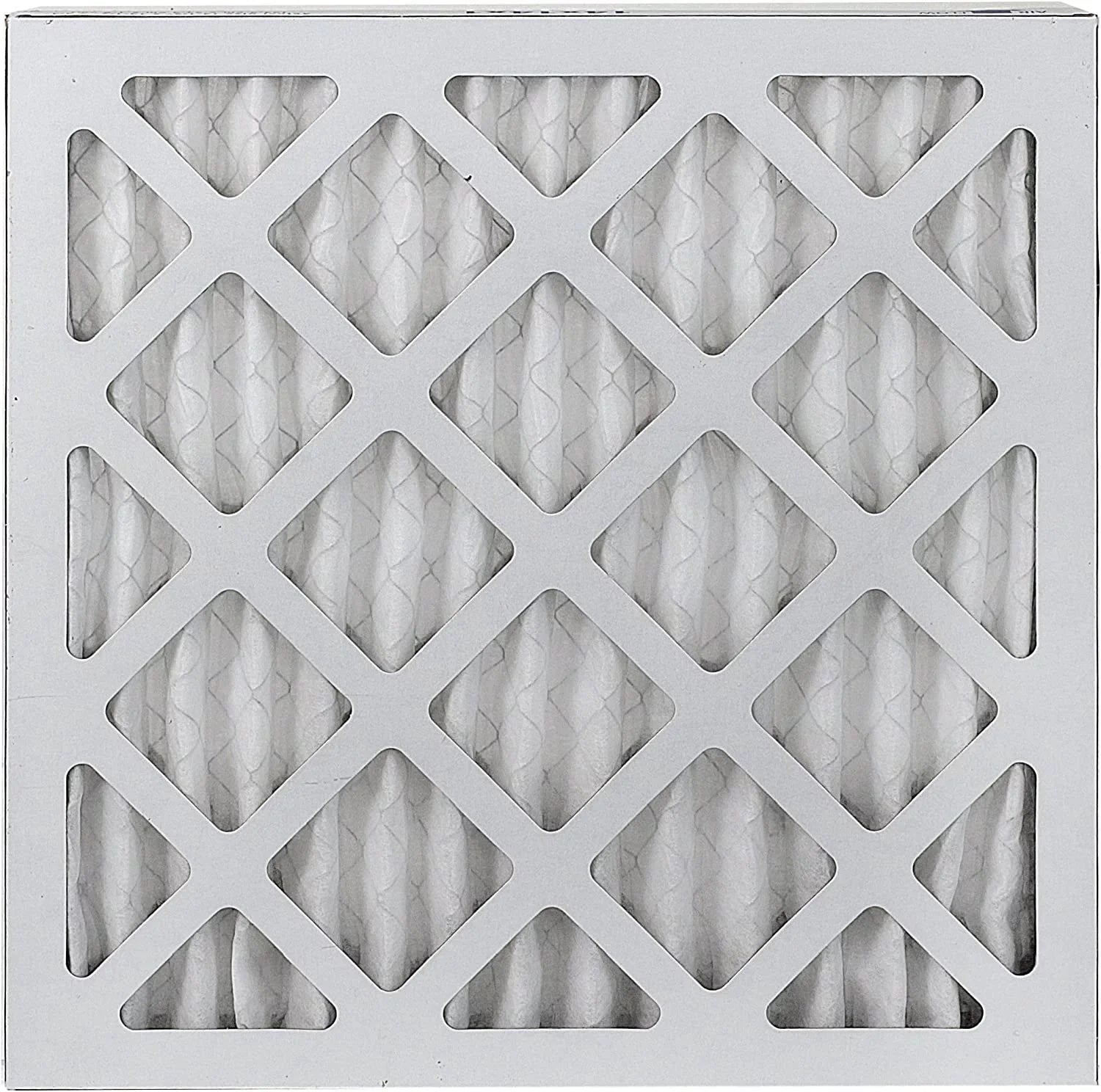 Filterbuy 19x19x1 MERV 8 Pleated HVAC AC Furnace Air Filters (2-Pack)