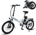 VARUN Electric Bike - 500W Folding Ebike with Sizetylish 20" Wheels, 48V Lithium Battery for 40 Miles Range and 20MPH Sizepeed