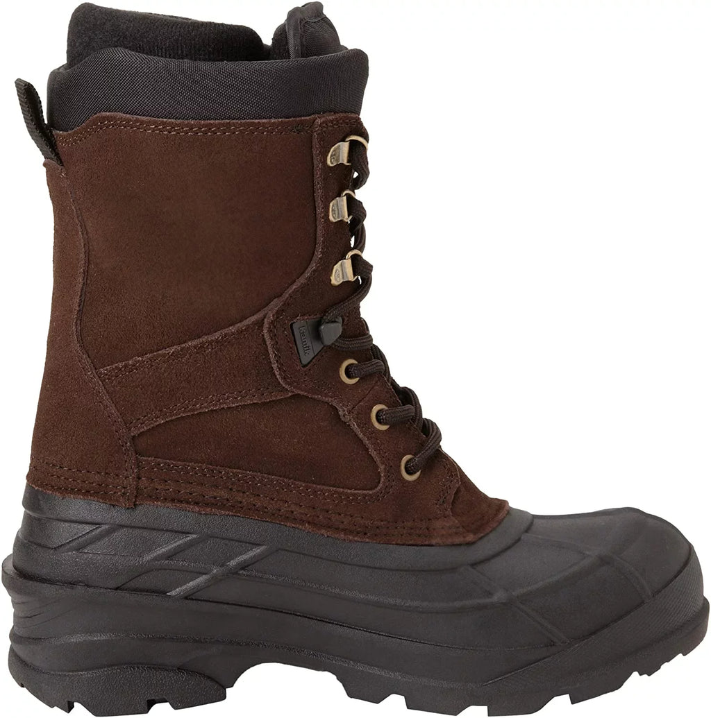 Kamik Men's Nationplus Boot (8.5 D(M) USize, Dark Brown)