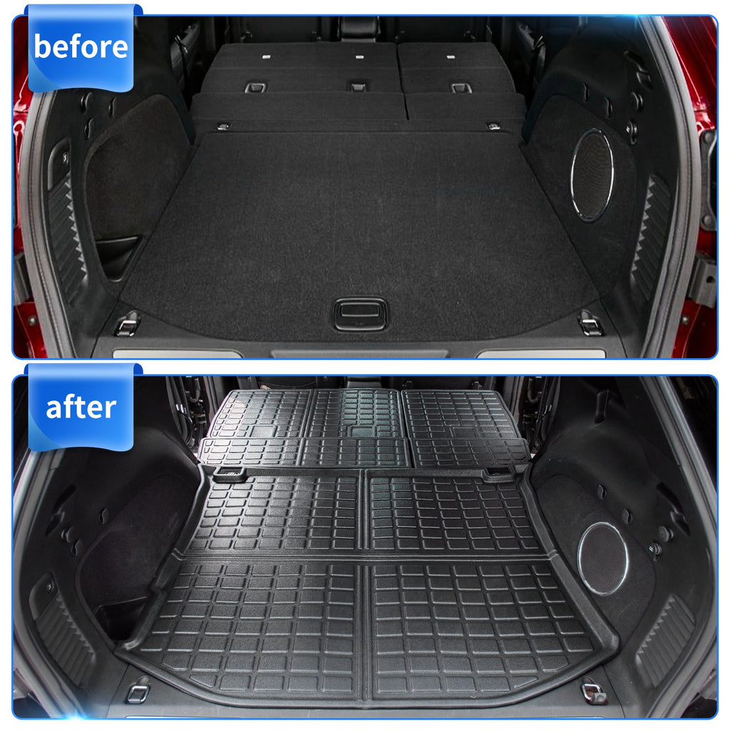 Fit 2011-2021 Jeep Grand Cherokee 2022 2023 Grand Cherokee WK Trunk Mat Backrest Mats
