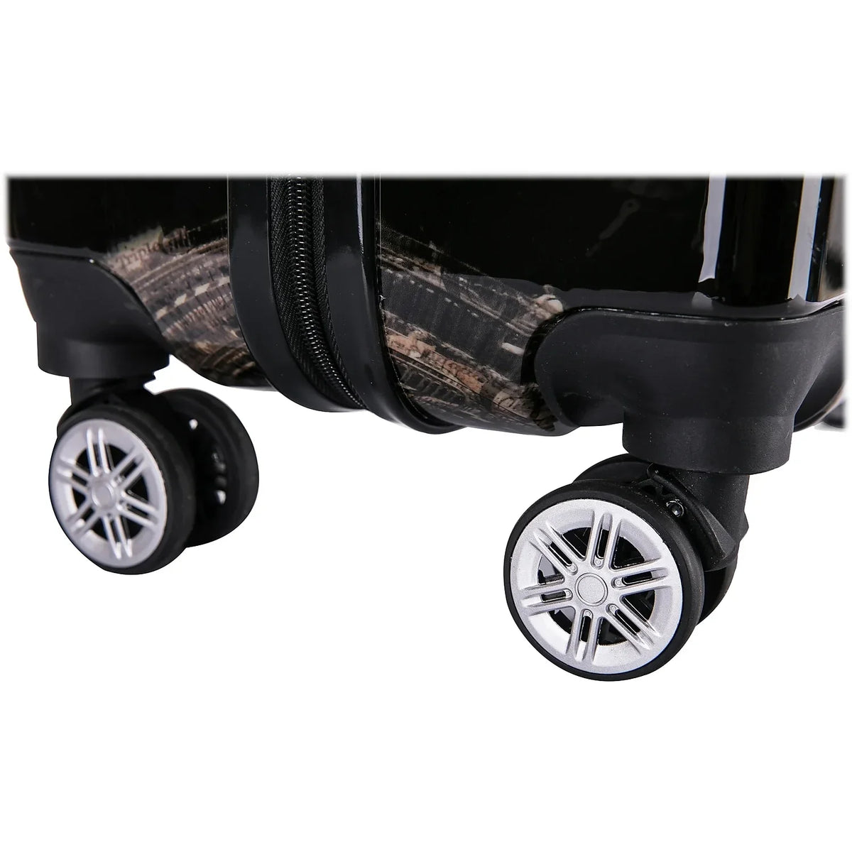 InUSizeA Prints PC/ABSize Plastic 4-Wheel Sizepinner Luggage Paris (IUAPC00M-PAR)