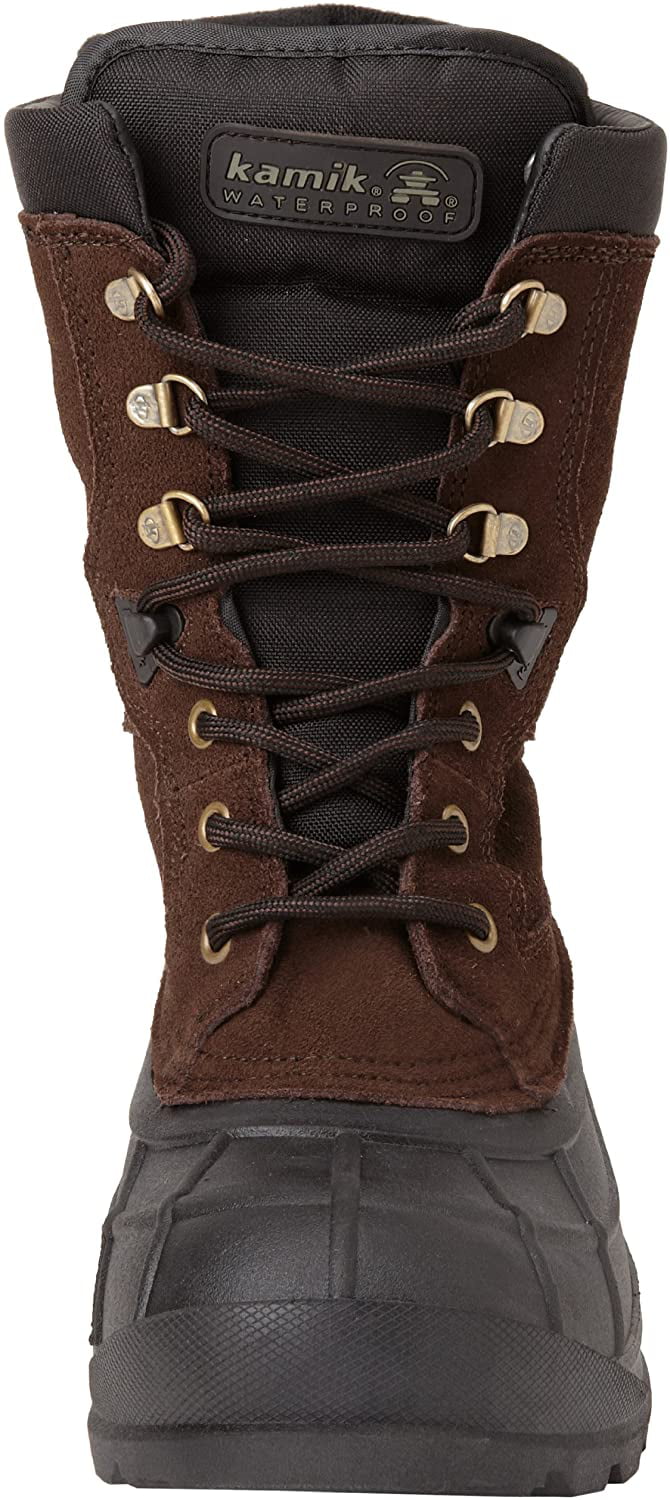 Kamik Men's Nationplus Boot (8.5 D(M) USize, Dark Brown)