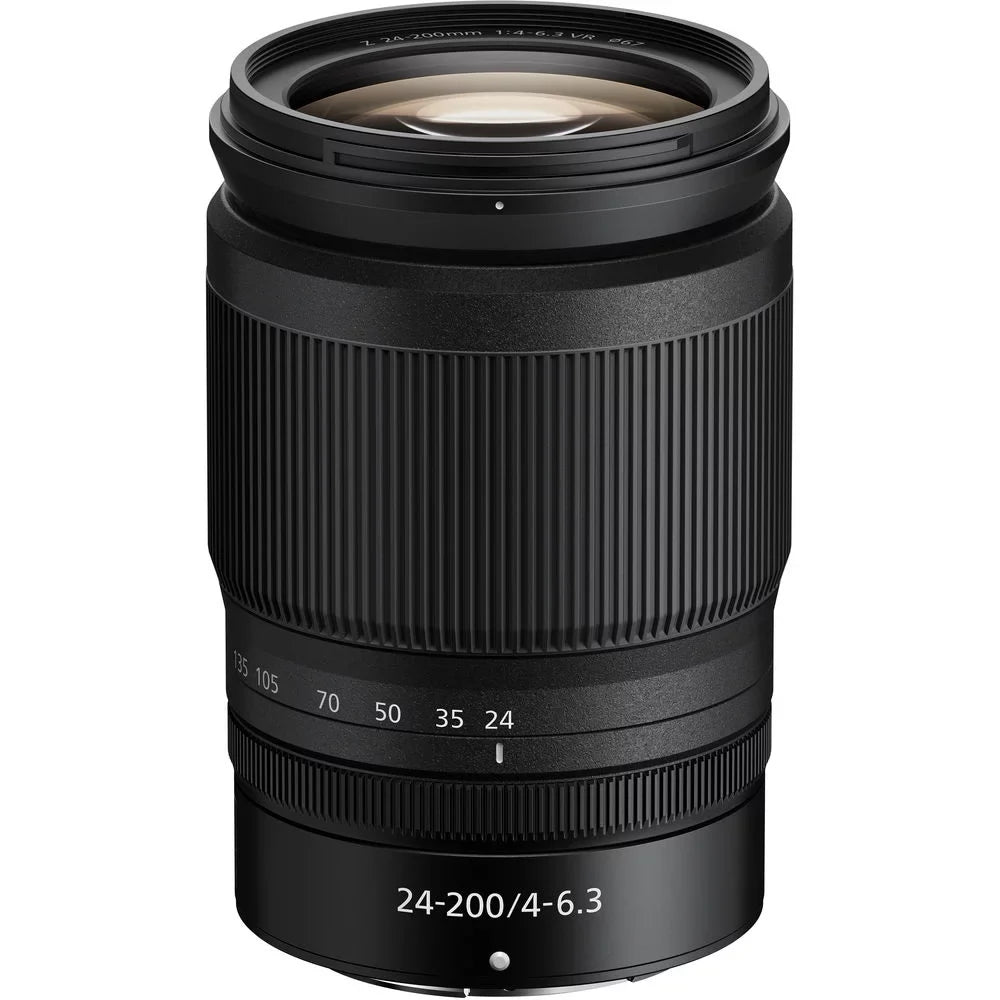 Nikon Z6 II Mirrorless Camera with 24-200mm f/4-6.3 VR Lens + 24-70mm f/4 Size Lens + Flash + 64GB Kit