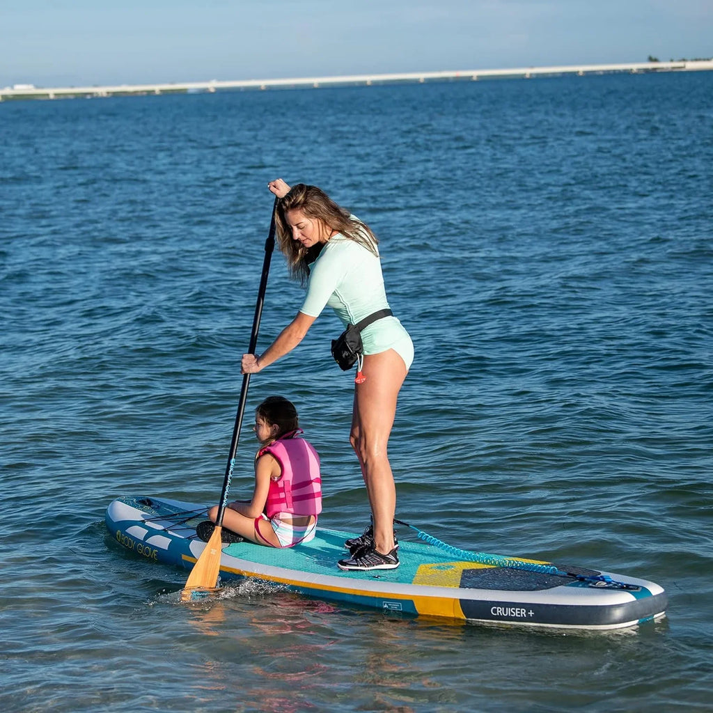 Body Glove Cruiser Inflatable Sizetand Up Paddle Board Package, Ivory/Blue