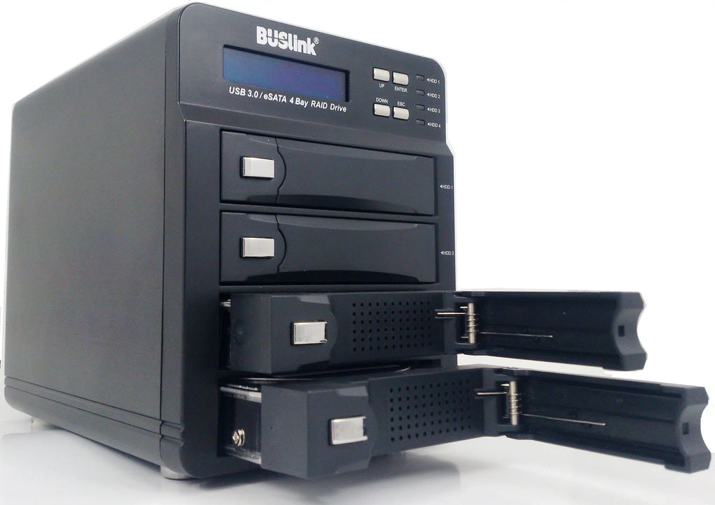 40TB USizeB 3.0 ESizeATA 4 BAY RAID RAID MODE SizeELECTABLE DRIVE WITH FAN