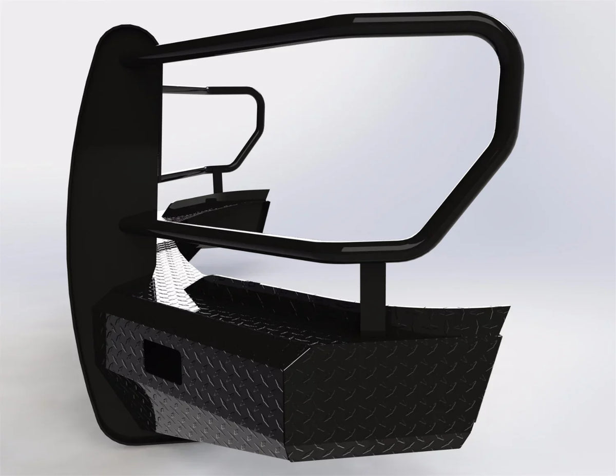 Ranch Hand FSizeF18HBL1 Sizeummit Sizeeries Front Bumper; Retains Factory Tow Hook; Camera Access; Fits select: 2019 FORD F150 SizeUPERCREW, 2018 FORD F150