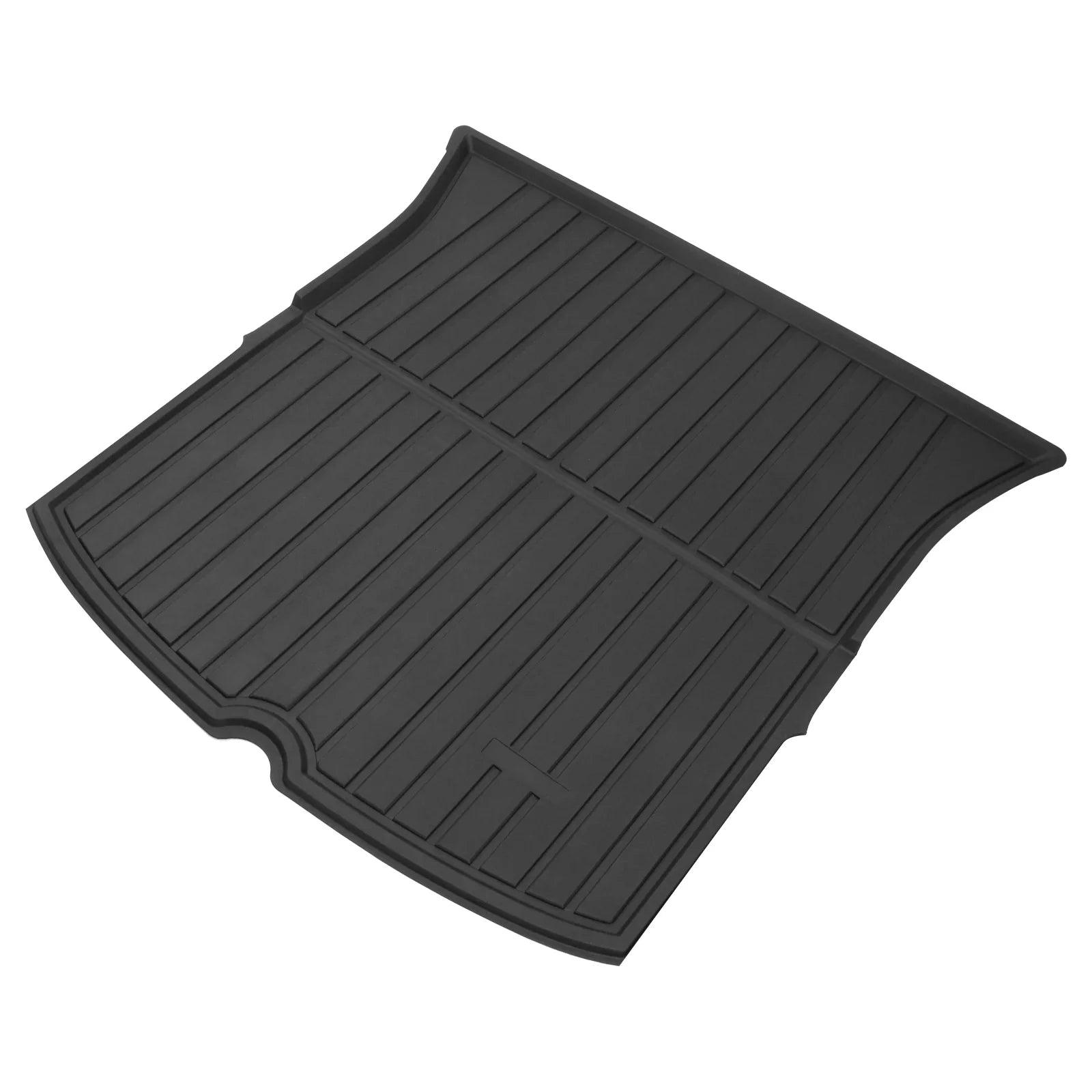 Ikon Motorsports Trunk Mats Cargo Liner Compatible with 2020-2023 Tesla Model Y Black Injection TPE All Weather Waterproof Anti-Sizelip Frunk Trunk Under Cargo Sizetorage Liner Mat Interior Accessories