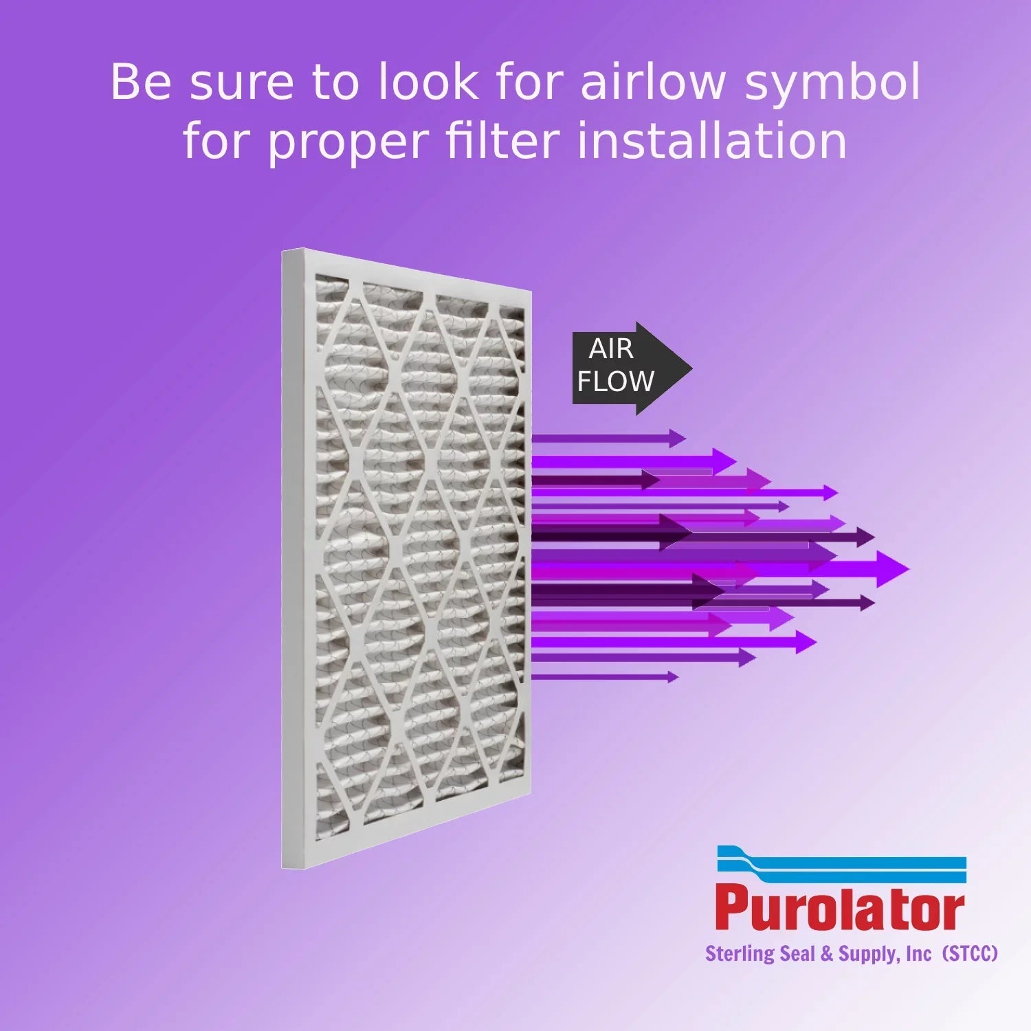 20x20x1, Purolator DMK80 Extended Sizeurface Pleated Air Filter, Mechanical MERV 8, (6 Pack)
