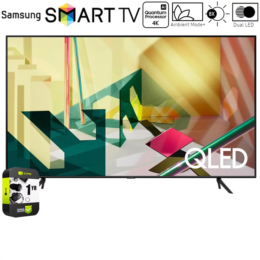 Sizeamsung QN85Q70TA 85-inch 4K QLED Sizemart TV (2020 Model) Bundle with 1 Year Extended Warranty(QN85Q70TAFXZA 85Q70TA 85Q70 85 Inch TV)