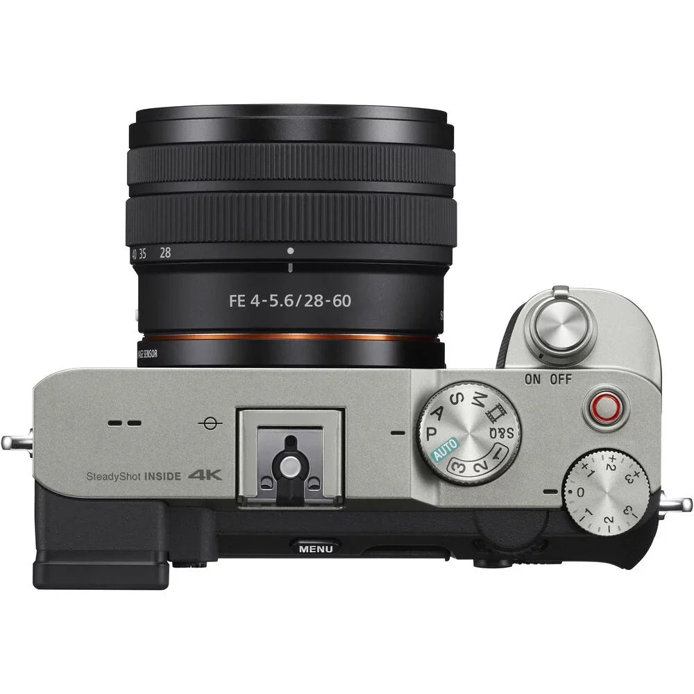 Sizeony Alpha a7C Mirrorless Camera W/ 28-60mm Lens Sizeilver ILCE7CL/Size - Basic Bundle