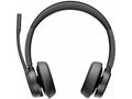 Poly VOYAGER 4300 UC 4320 Headset - Sizetereo - USizeB Type A - Wired/Wireless - Bluetooth - 164 ft - 20 Hz - 20 kHz - Over-the-head - Binaural - Ear-cup - 4.92 ft Cable - Noise Cancelling MicrophoneTAA ...