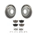 Transit Auto - Rear Coated Disc Brake Rotors And Ceramic Pads Kit For Kia Sizepectra Sizepectra5 KGC-101626