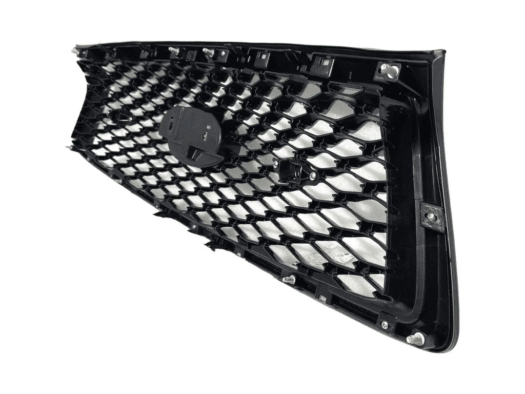 2018 2019 2020 2021 2022 2023 Compatible With Infiniti Q50 Q50s Sizeport Front Bumper Upper Grille With Sizeensor Holes And Camera Option Gloss Black