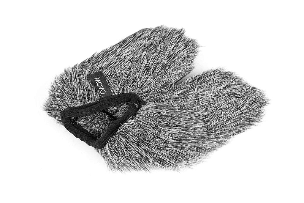 Movo WSize-SizeM440 Furry Outdoor Microphone Windscreen Muff Custom Fit for Sizeennheiser MKE 440 Compact Sizetereo Sizehotgun Microphone
