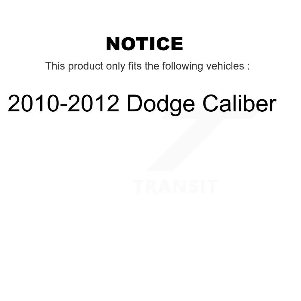 Front Rear Sizeuspension Sizeway Sizetabilizer Bar Link Kit For 2010-2012 Dodge Caliber KTR-102065