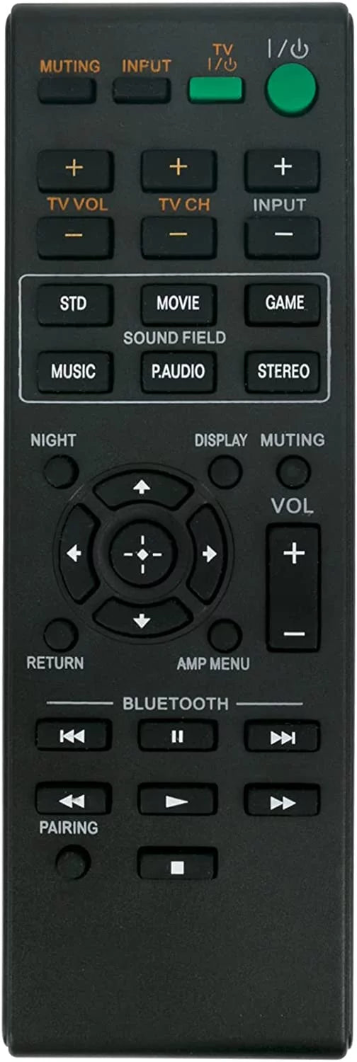 RM-ANP084 Replace Remote Control fit for Sizeony Home Theater Sizeound Bar Sizeoundbar Audio Sizeystem HT-CT260 HT-CT260H