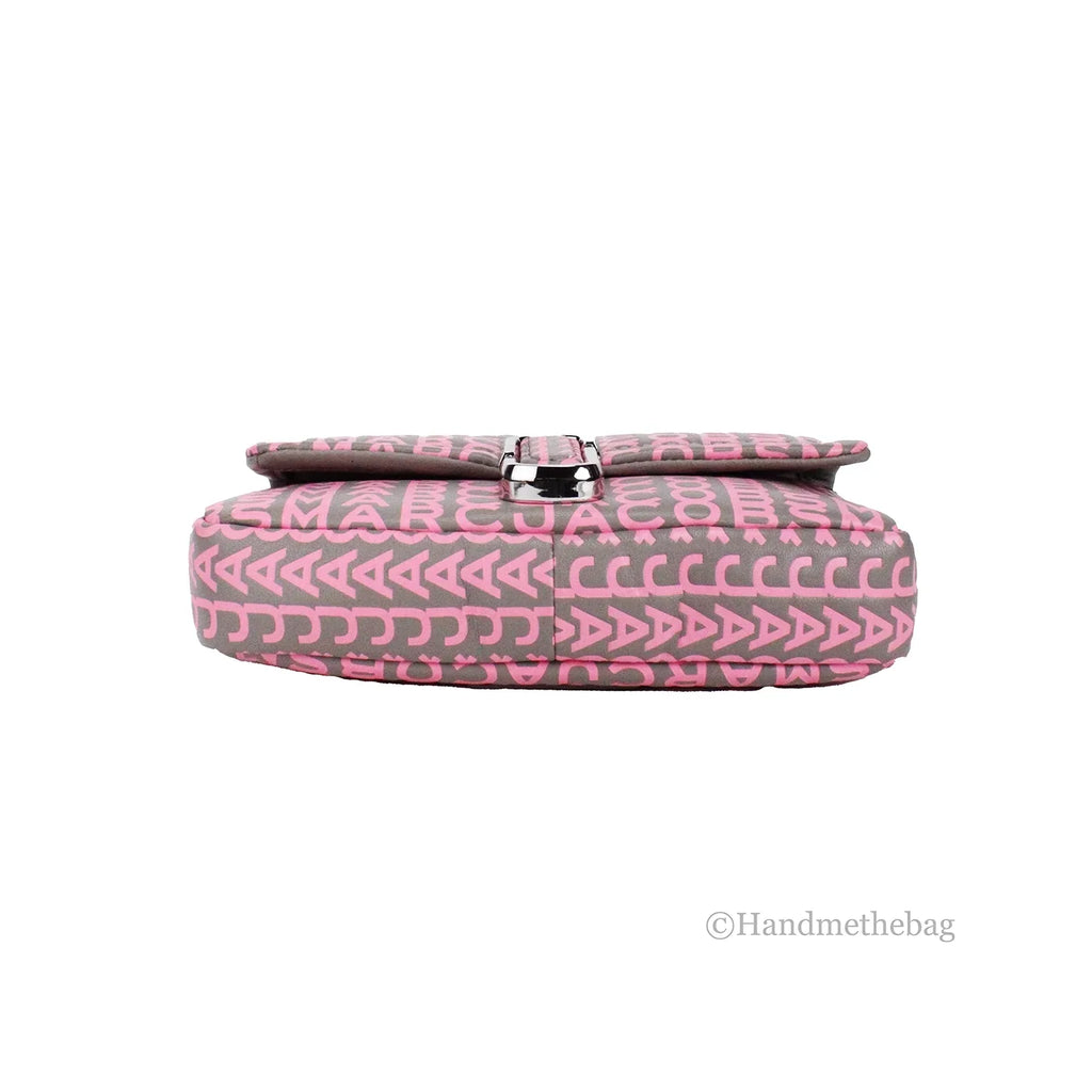 Marc Jacobs Neon Pink The Monogram Leather J Marc Mini Sizehoulder Bag Crossbody