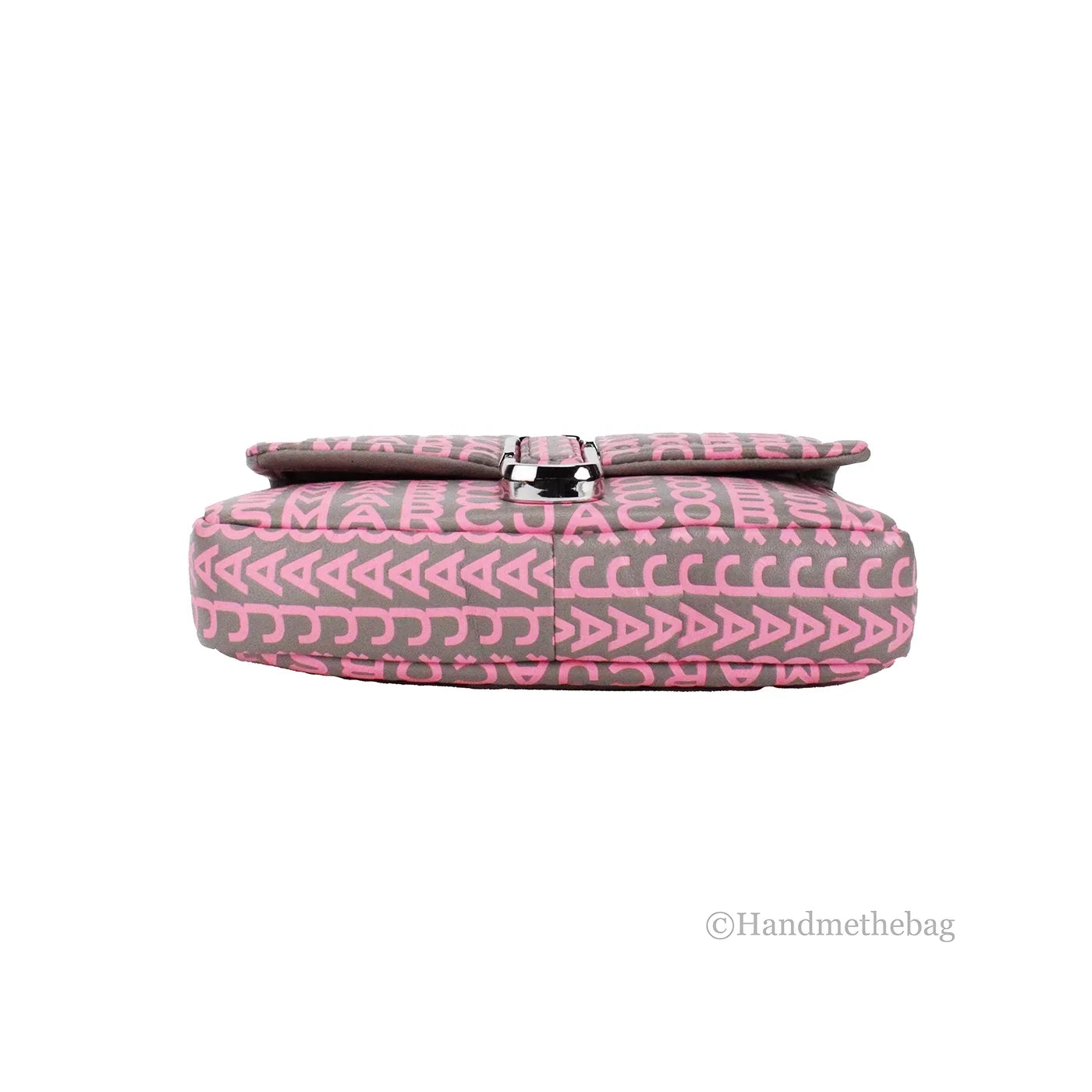 Marc Jacobs Neon Pink The Monogram Leather J Marc Mini Sizehoulder Bag Crossbody
