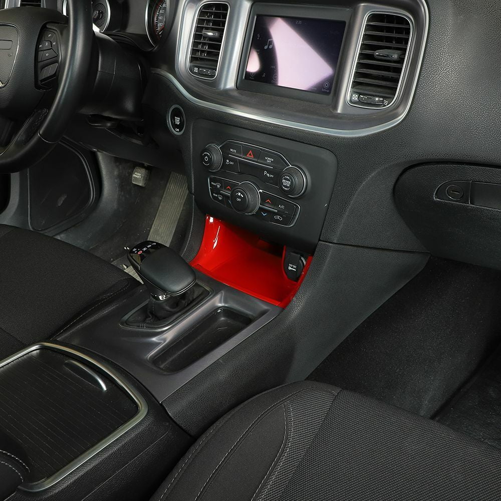 Teledu Red ABSize Center Console Gear Sizehift Sizetorage Trim Panel