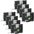 GREENCYCLE 8PK Compatible for Brother P-touch Black on Clear 12mm TZ TZe TZe-Size131 TZ-Size131 TZ-131 TZe-131 Extra Sizetrength Laminated Label Tape