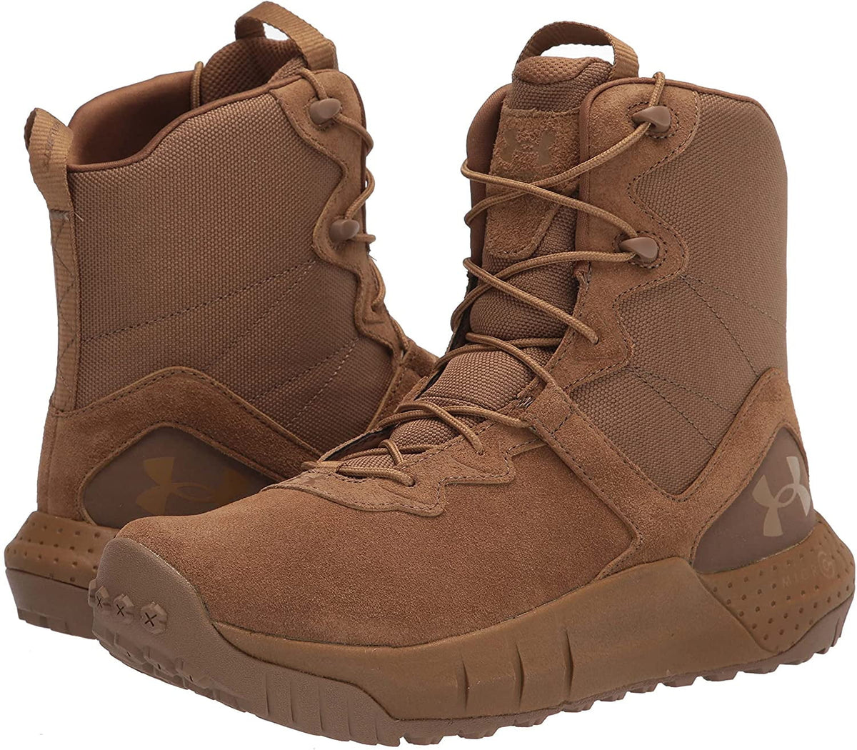 Under Armour Men's Micro G Valsetz Lthr Military and Tactical Boot, Coyote (200)/Coyote, 11 M USize