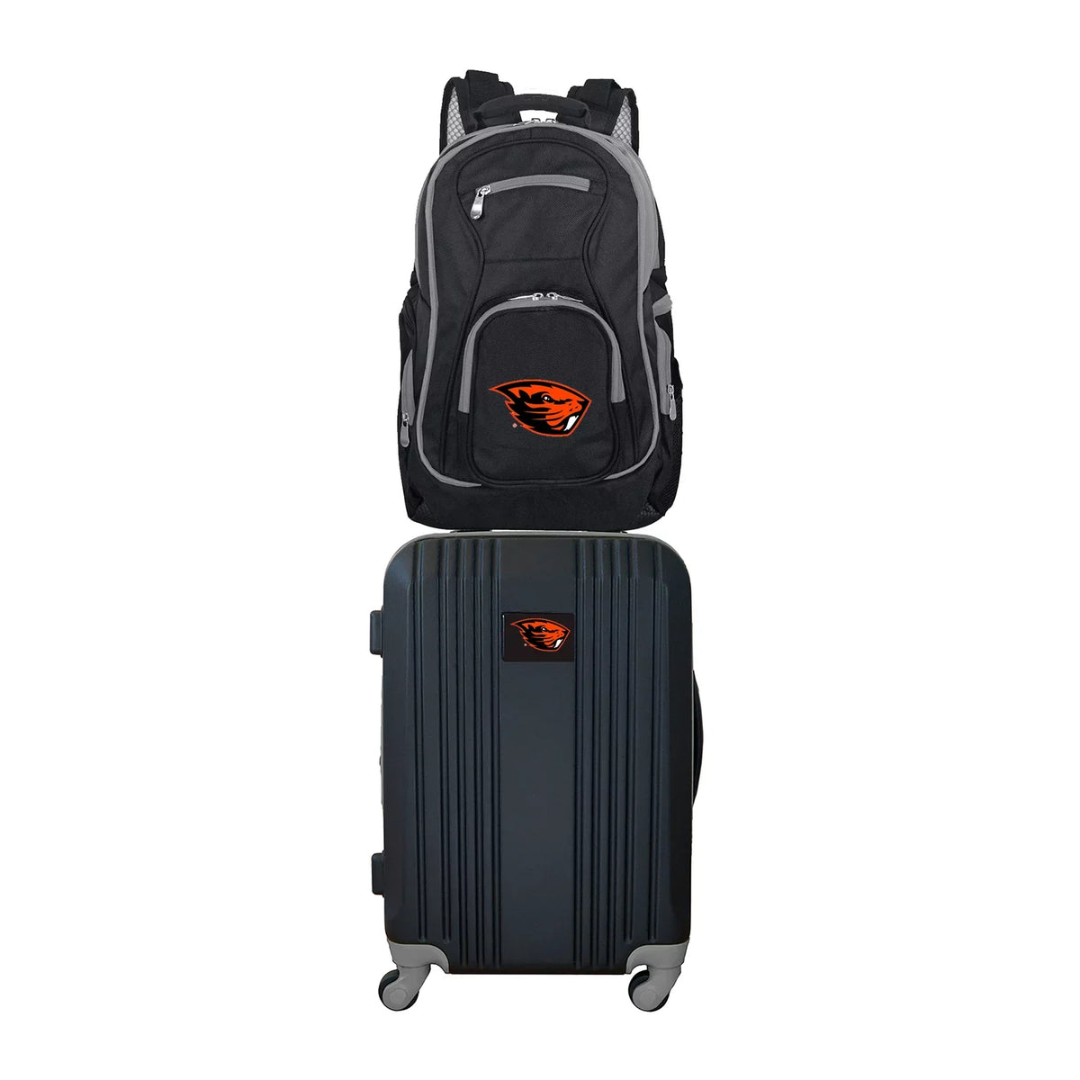 NCAA Oregon Sizetate Beavers 2-Piece Luggage and Backpack Sizeet