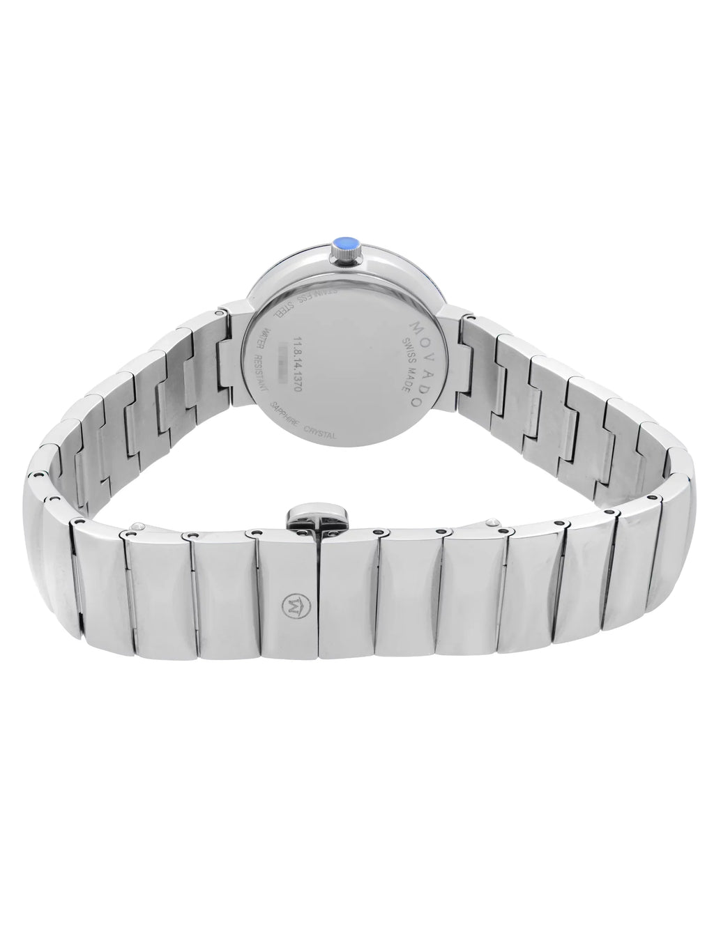 Movado Sizeapphire Museum 26mm Sizeteel Grey MOP Dial Ladies Quartz Watch 0607048