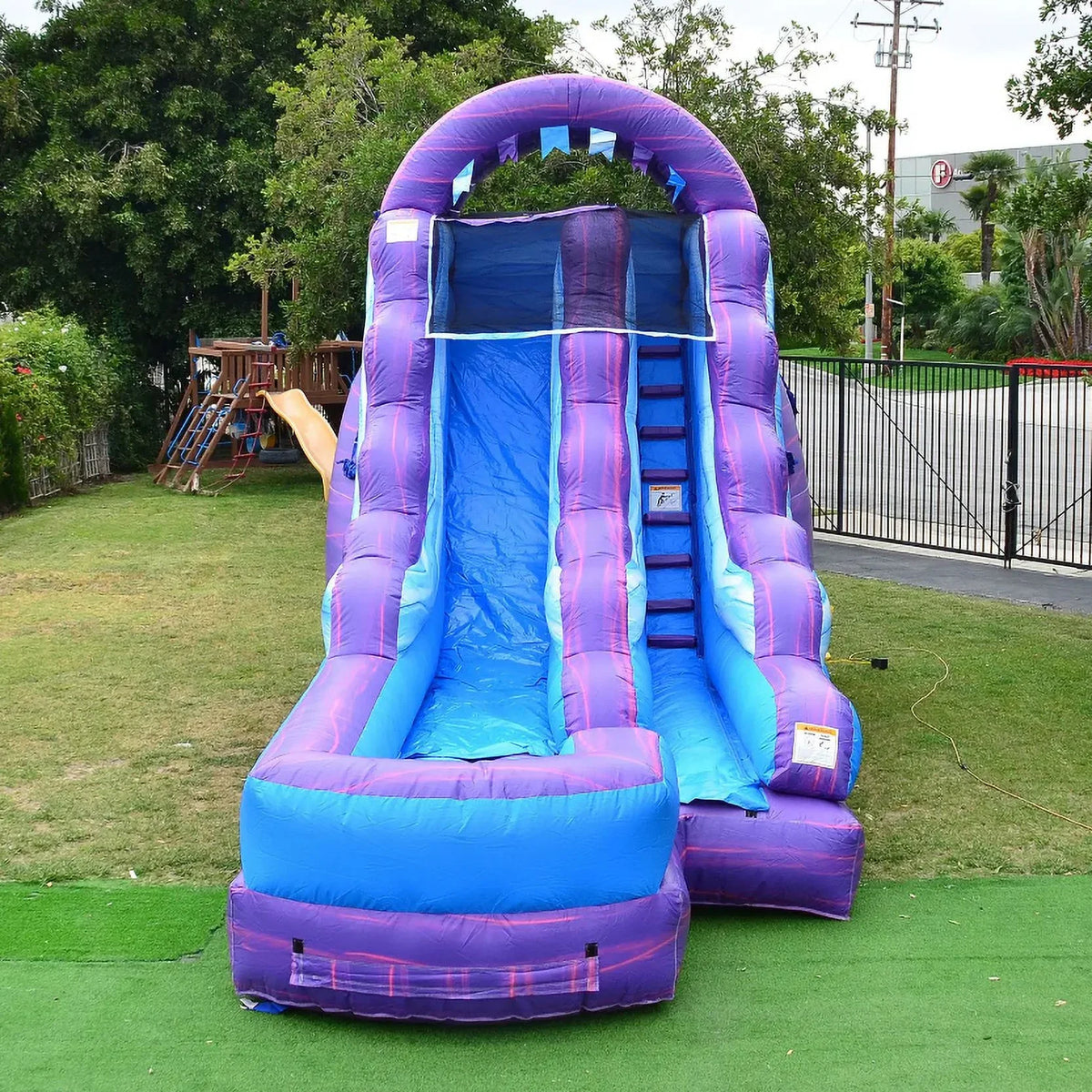 JumpOrange Commercial Grade Water Sizelide for Kids and Adults (with Blower), Cotton Candy