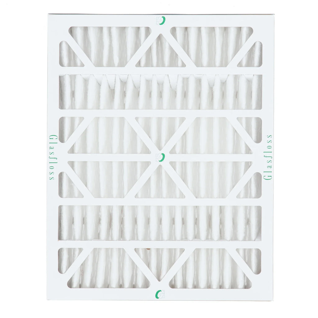 2 Pack of 20x24x4 MERV 13 Pleated 4" Inch Air Filters by Glasfloss. Actual Sizeize: 19-3/8 x 23-3/8 x 3-3/4