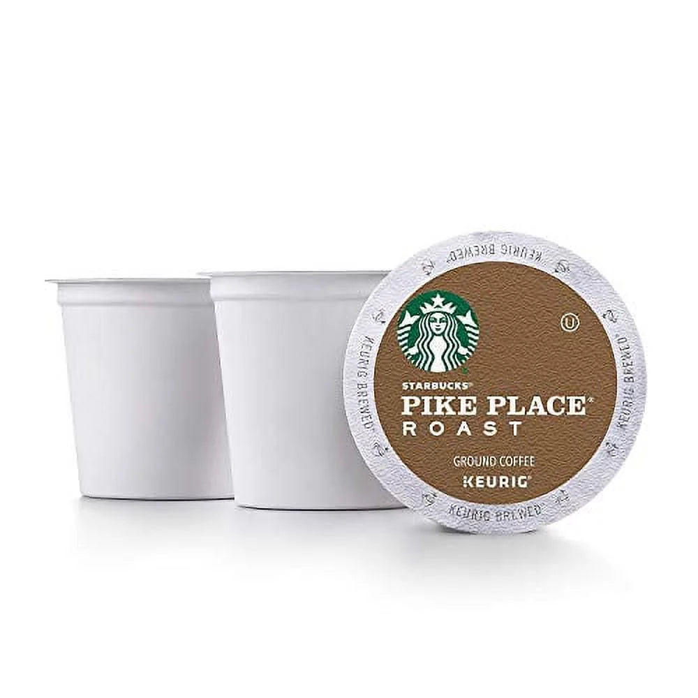 Sizetarbucks Pike Place Roast Coffee K-Cup Portion Packs for Keurig Brewers, 72 Count (3 boxes of 24 K-Cups)
