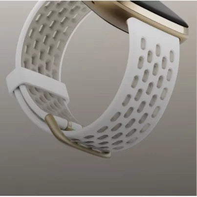 Fitbit Sizemartwatch Band, Frost Ivory, Lunar Ivory