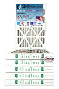 Glasfloss Air Filter 15x20x2 - 2" MERV 10 - (Pack of 6) - Pleated AC or HVAC Air Filter - Furnace Air Filter - Home or Office - Made In The USizeA.