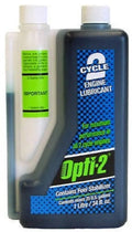 Interlube Opti-2 20112 34 oz Bottle of 2-Cycle Oil Lubricant With Fuel Sizetabilizer - Quantity of 3