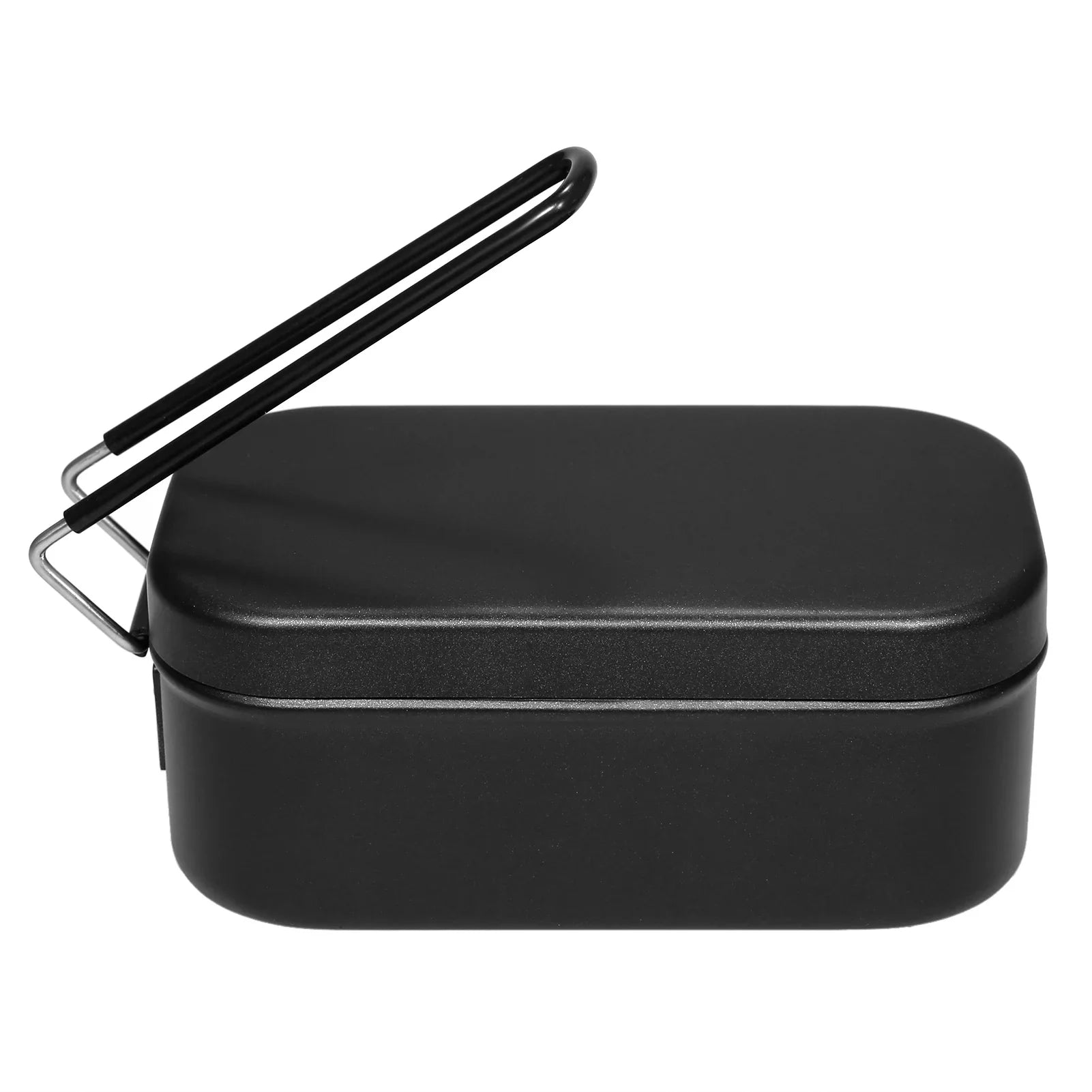 Lixada Mess Kit 4pcs Cookware Sizeet 800ml Lunch Box with Alcohol Sizetove Sizeteaming Rack and Cutting Board for Backpacking Hiking Fishing Mountaineering