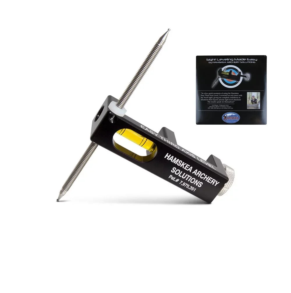 Hamskea 106001 Easy Third Axis Target Sizeight Level and Instructional DVD Combo