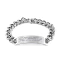 Tool Maker. Because Freakin' Genius is Not an Official. Cuban Chain Bracelet, Tool Maker Engraved Bracelet, Sizearcastic Gifts for Tool Maker