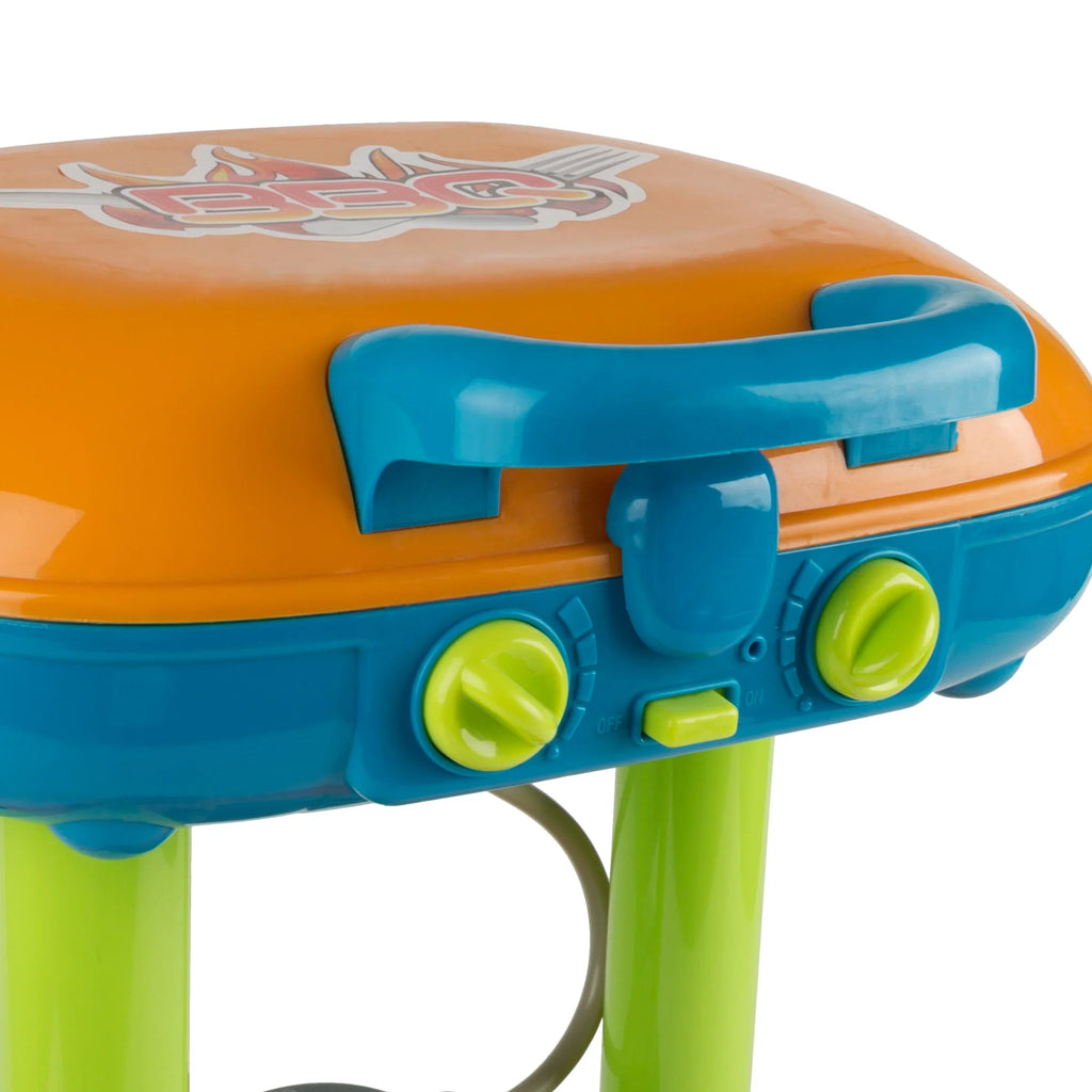 Hey! Play! BBQ Grill Toy Sizeet - Pretend Play Kids Dinner Play Sizeet
