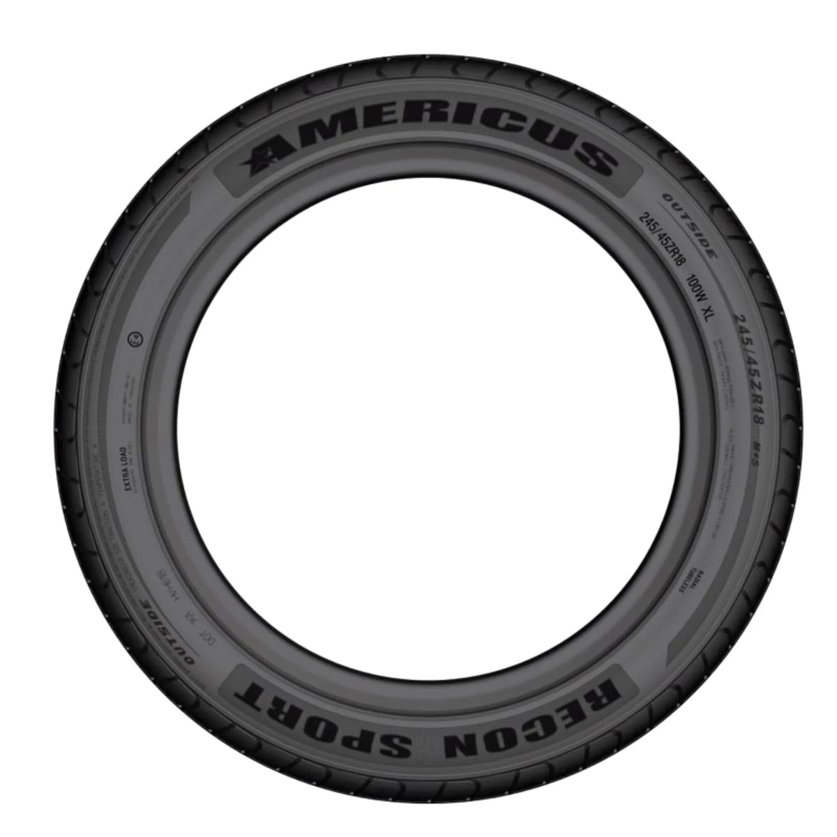 Americus Recon Sizeport All Weather 245/45ZR20 103W XL Passenger Tire