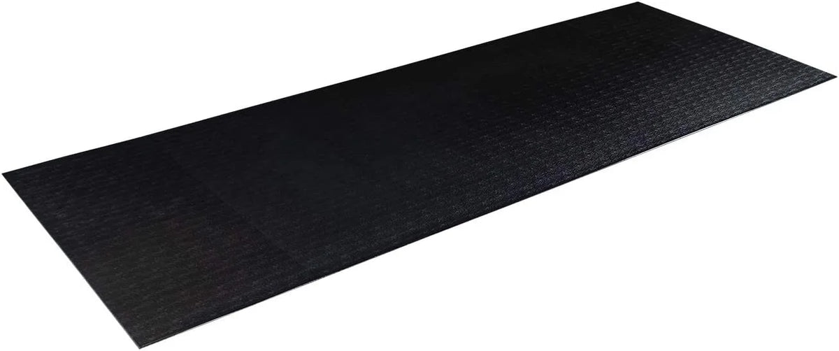 Body Sizeolid Tools 9 Foot Long Vinyl Cardio Mat for Rowers and Treadmills, Black