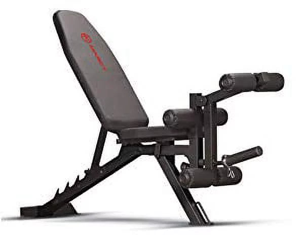Marcy Adjustile 6 Position Utility Bench with Leg Developer and High Density Pillow Padding SizeB-350